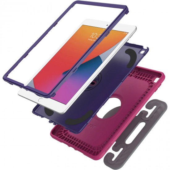 Kids EasyGrab iPad Case Pink Purple 77-81805