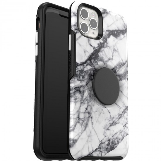 Otter Pop Symmetry Series iPhone 11 Pro Max Case White Black Graphic 77-63776