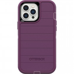 Defender Series Pro iPhone 13 Pro Max and iPhone 12 Pro Max Case Happy Purple Purple 77-83541