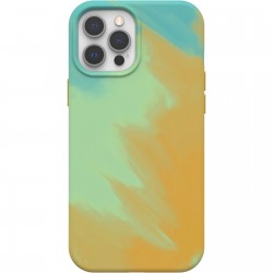 Figura Series iPhone 12 Pro Max Case with MagSafe Dandelion Wine Green Yellow Aqua 77-80348