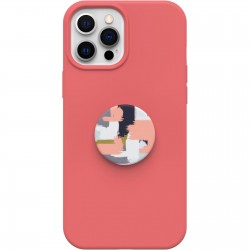 Otter Pop Figura Series iPhone 12 Pro Max Case Tea Rose Pink 77-80286