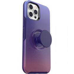 Otter Pop Symmetry Series iPhone 12 Pro Max Case Violet Dusk Purple Pink Graphic 77-65487
