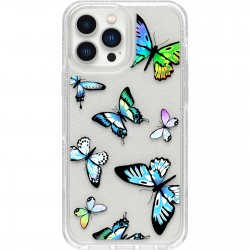 Symmetry Series Clear iPhone 13 Pro Max and iPhone 12 Pro Max Case With Y2K Butterfly 77-89407
