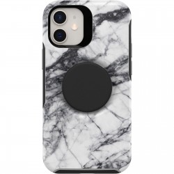 Otter Pop Symmetry Series iPhone 12 mini Case White Black Graphic 77-65390