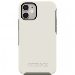 Symmetry Series Antimicrobial iPhone 12 mini Case with MagSafe Off White Sage Green 77-80486