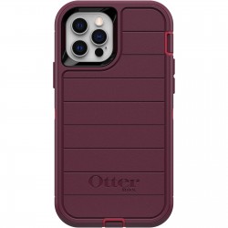 Defender Series Pro iPhone 12 and iPhone 12 Pro Case Red Purple 77-66215