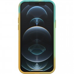 Figura Series iPhone 12 and iPhone 12 Pro Case with MagSafe Green Yellow Aqua 77-80343
