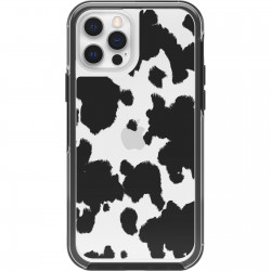 Symmetry Series Clear iPhone 12 and iPhone 12 Pro Case Cow Print 77-89414