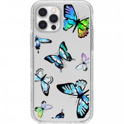 Symmetry Series Clear iPhone 12 and iPhone 12 Pro Case Y2K Butterfly 77-89413