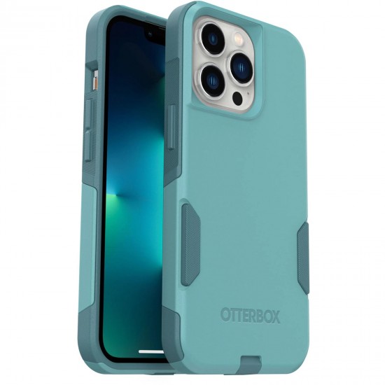 Commuter Series Antimicrobial iPhone 13 Pro Case Riveting Way Teal 77-83438