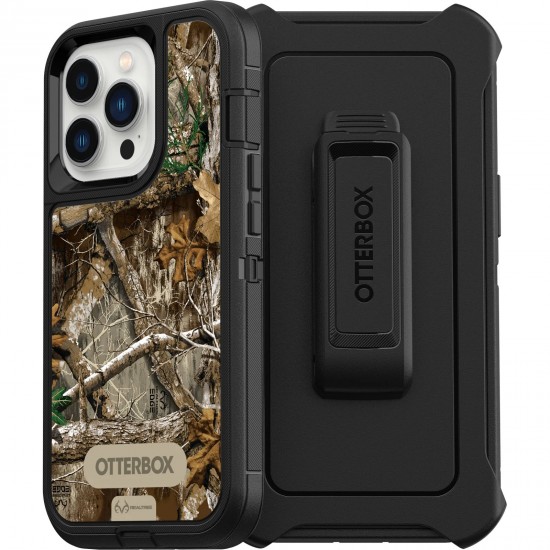 Defender Series iPhone 13 Pro Case RealTree Edge Black Camo Graphic 77-85791