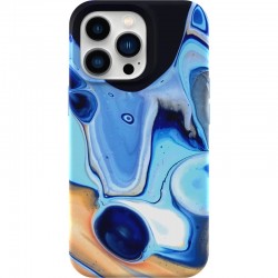 Figura Series iPhone 13 Pro Case with MagSafe Saturn Graphic Blue 77-84175