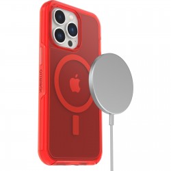 Symmetry Series Clear Antimicrobial iPhone 13 Pro Case for MagSafe In The Red 77-83642