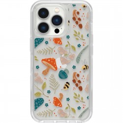 Symmetry Series Clear Antimicrobial iPhone 13 Pro Clear Mushroom Graphic 77-87909
