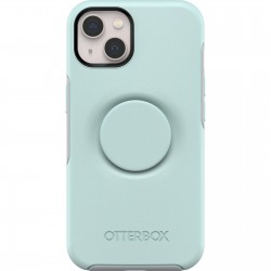 Otter Pop Symmetry Series Antimicrobial iPhone 13 Case Light Teal Grey 77-85380