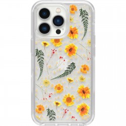 Symmetry Series Clear Antimicrobial iPhone 13 Case Impressive Floral Graphic 77-86730