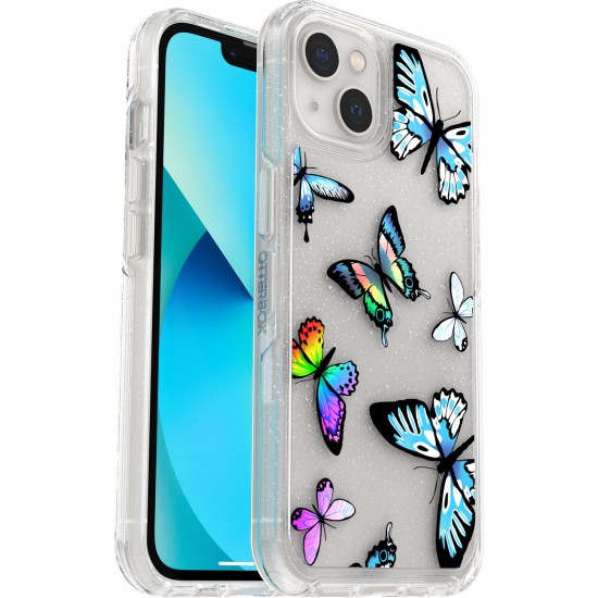 Symmetry Series Clear iPhone 13 Case Y2K Butterfly 77-89399