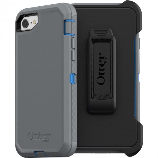 Defender Series iPhone SE and iPhone 8/7 Case Blue Grey 77-55148