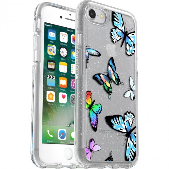 Symmetry Series Clear iPhone SE and iPhone 8/7 Case Y2K Butterfly 77-89435