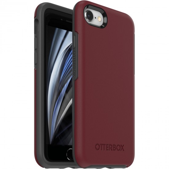 Symmetry Series iPhone SE and iPhone 8/7 Case Maroon Grey 77-56670