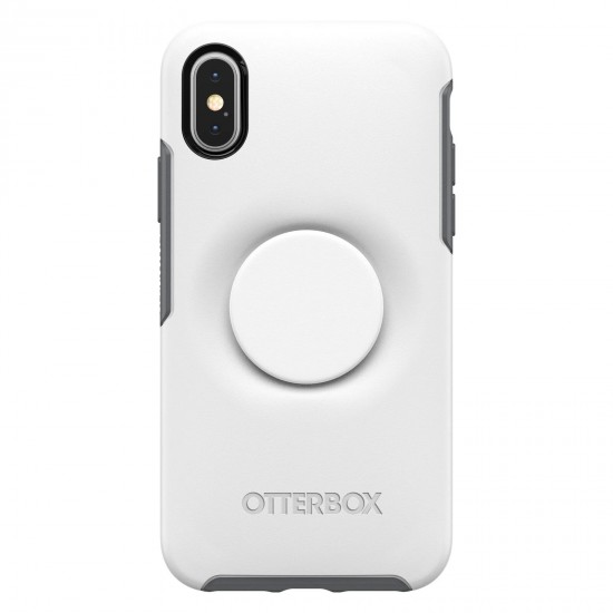 Otter Pop Symmetry Series iPhone Xs Max Case White Grey 77-81461