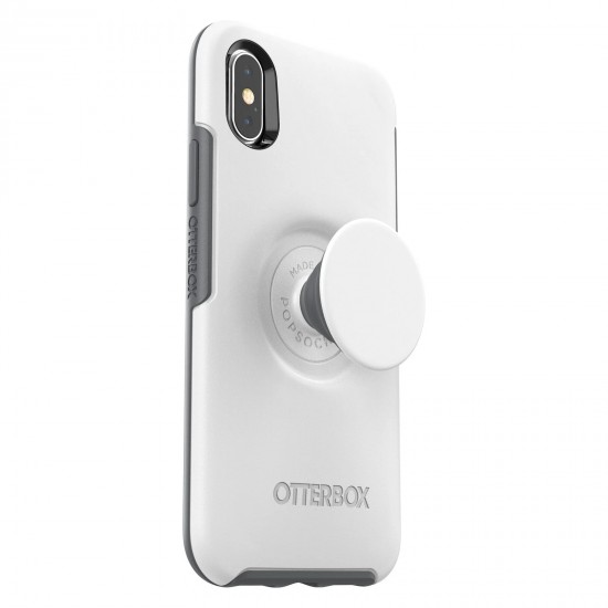 Otter Pop Symmetry Series iPhone Xs Max Case White Grey 77-81461