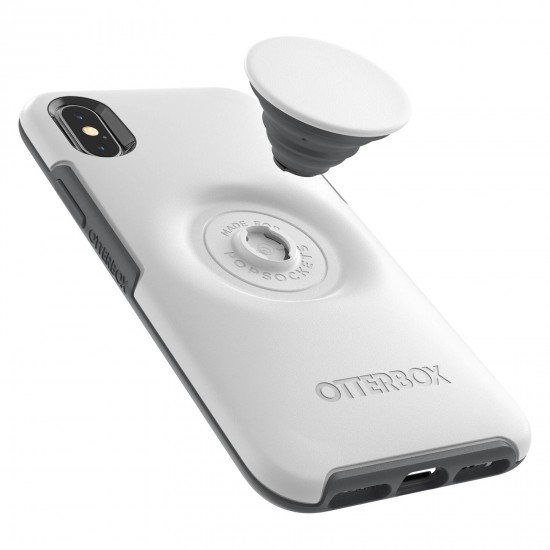 Otter Pop Symmetry Series iPhone Xs Max Case White Grey 77-81461