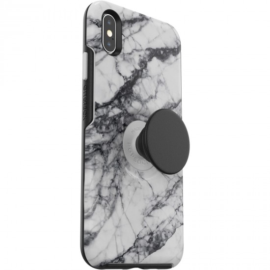 Otter Pop Symmetry Series iPhone Xs Max Case White Marble 77-81461
