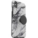 Otter Pop Symmetry Series iPhone Xs Max Case White Marble 77-81461